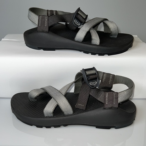 Almost New Gray Strap Chaco Z/2 Womens Sandals - Size 8 MADE IN USA - Picture 3 of 15